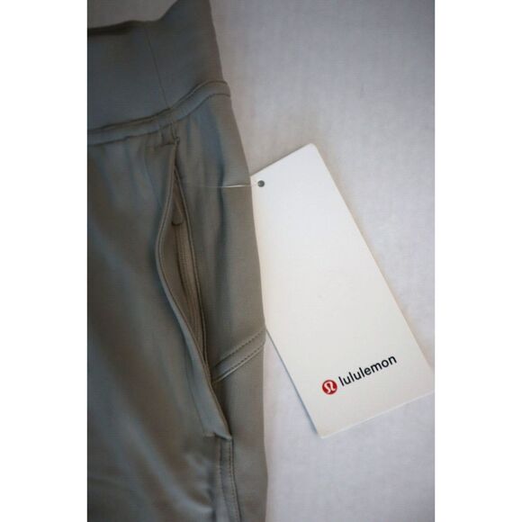 Lululemon Women Sz 8 Riverstone Gray Adapted State HR Tech Fleece Joggers - Picture 6 of 16